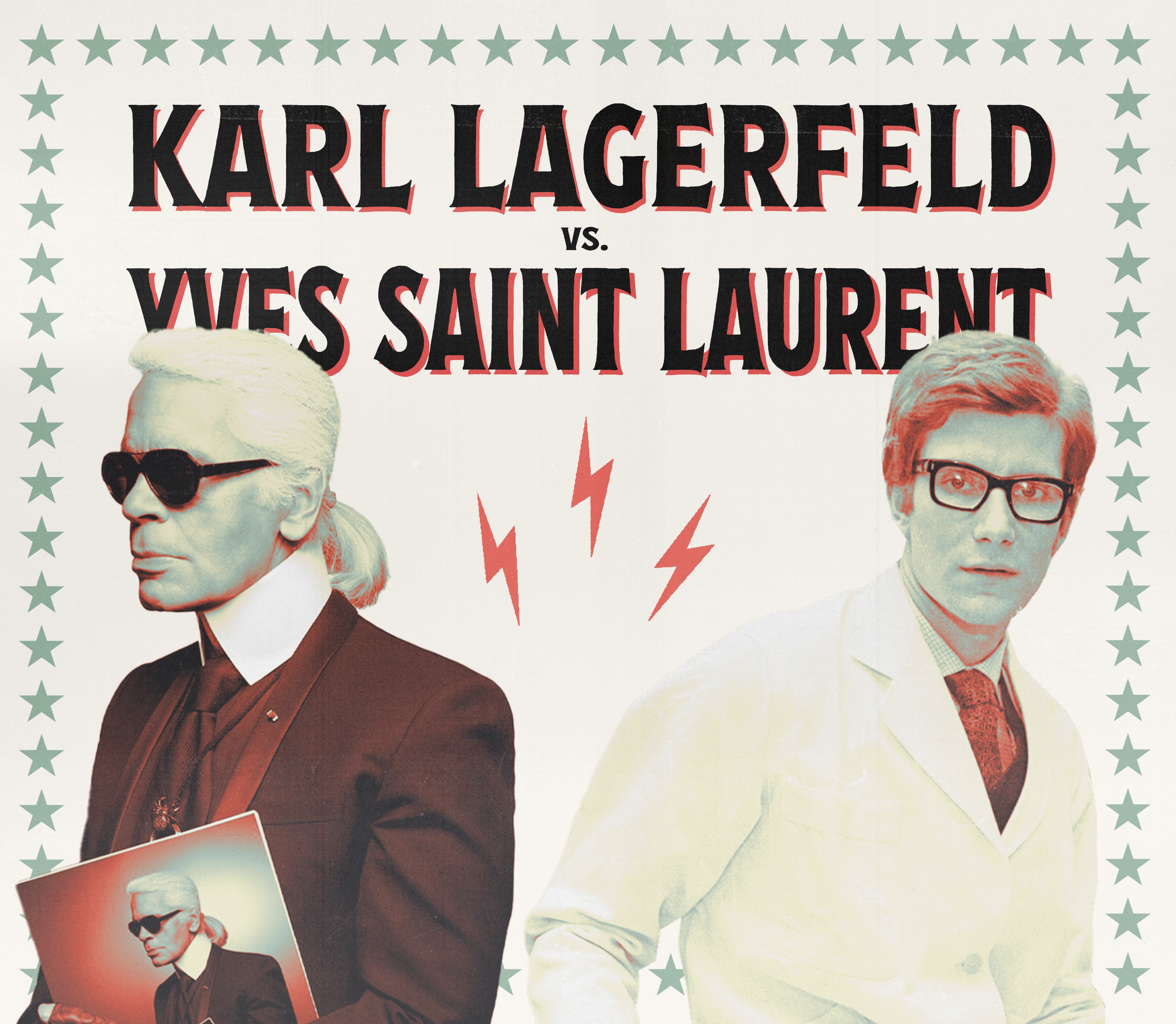 Karl Lagerfeld vs Yves Saint Laurent: Fame over Friendship