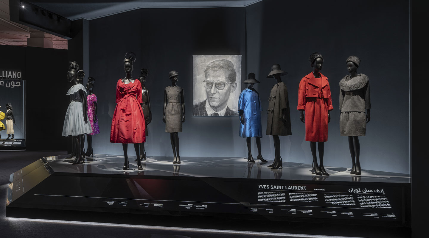 Between 1958 and 1960, Yves Saint Laurent designed six collections for Dior. Photographer: Cedric Ghossoub, Photo Courtesy of Dior