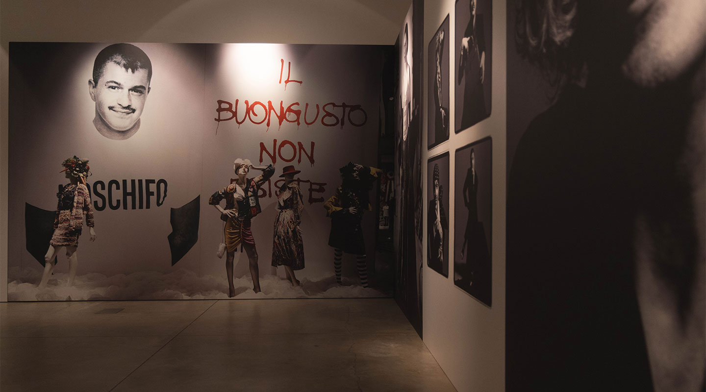 The “Franco Moschino. Il Genio Visionario” exhibition in Milan