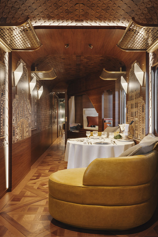 Starting in 2025, the Observatorie will become a luxurious suite carriage on the Venice Simplon-Orient-Express, offering travelers an unforgettable onboard experience. Photo courtesy of the Belmond Venice Simplon-Orient-Express