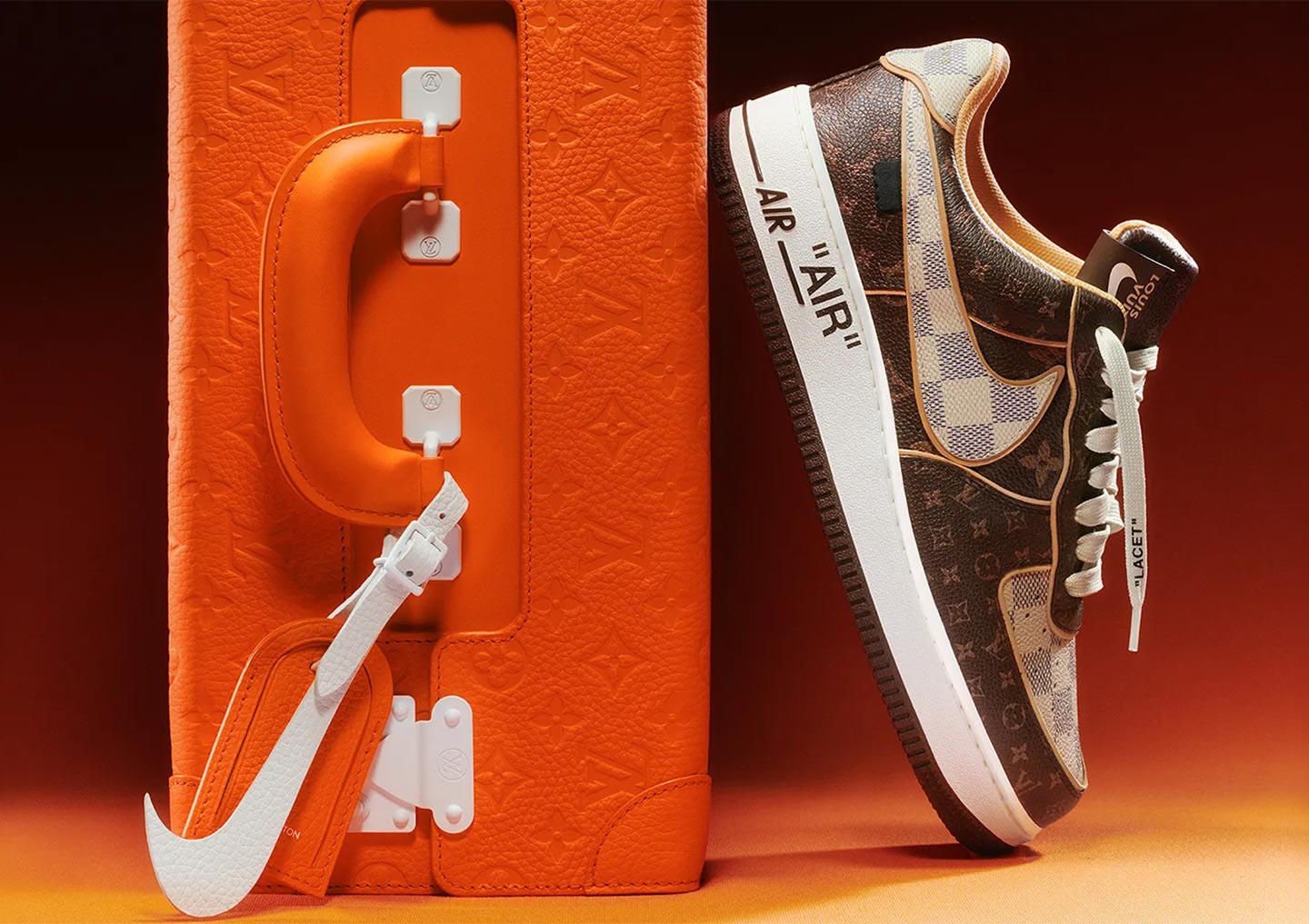 Have a look at the ultra-chic Louis Vuitton X Nike Air Force 1