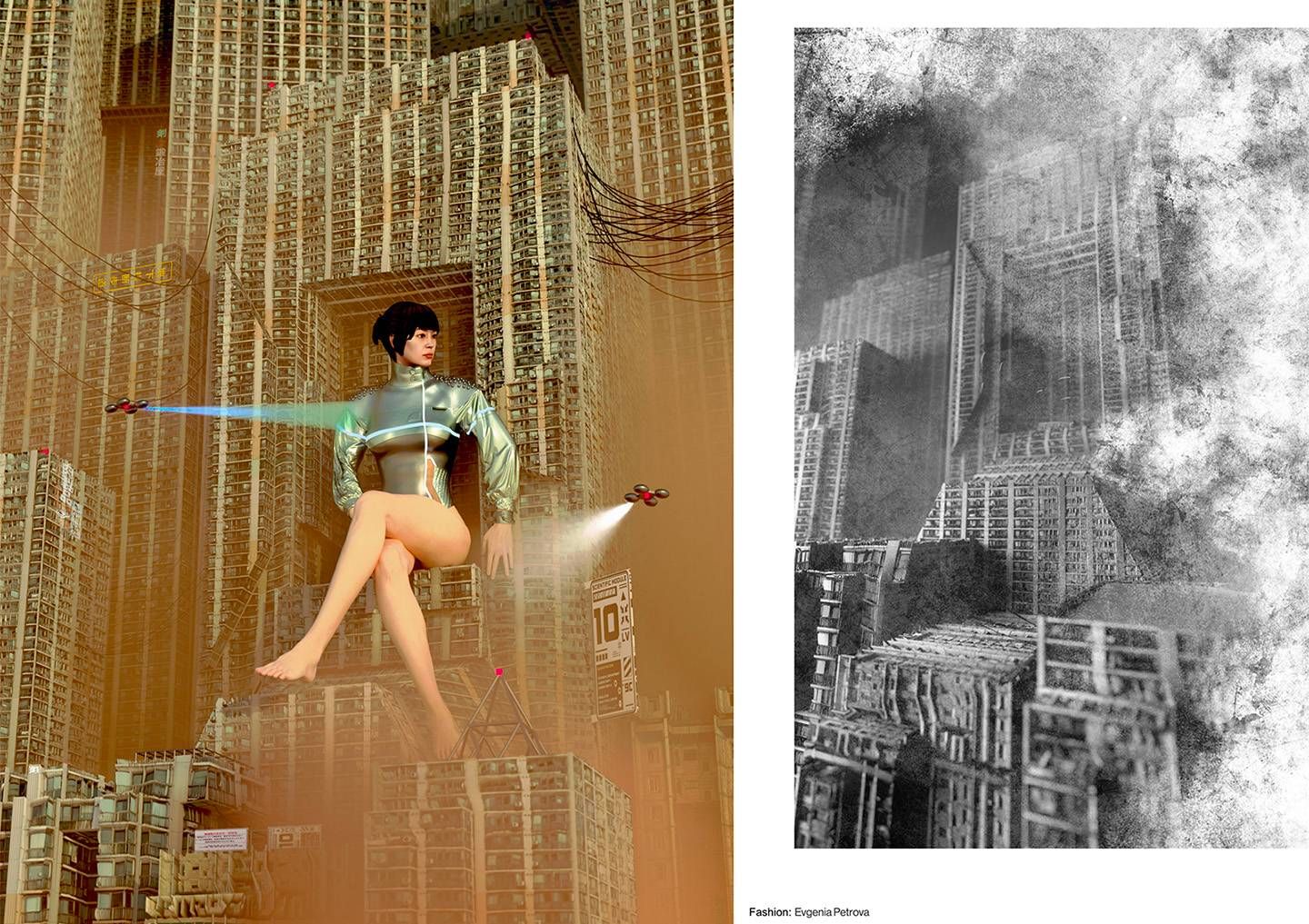 Utopia editorial by Natalia Shibaeva describes a digitalisation journey and how CGI (computer-generated imagery) can be used in fashion shoots