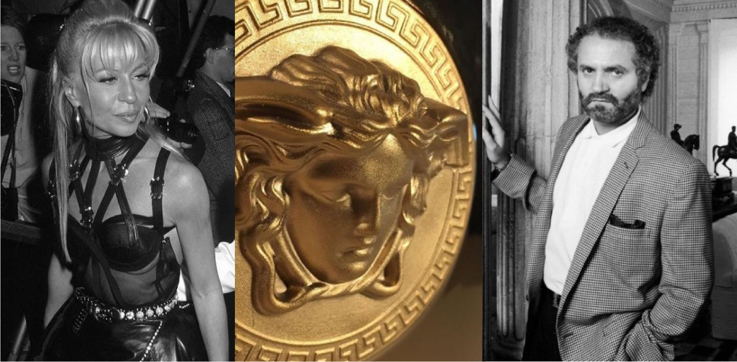 Donatella and Gianni Versace, 1990: A Look Back