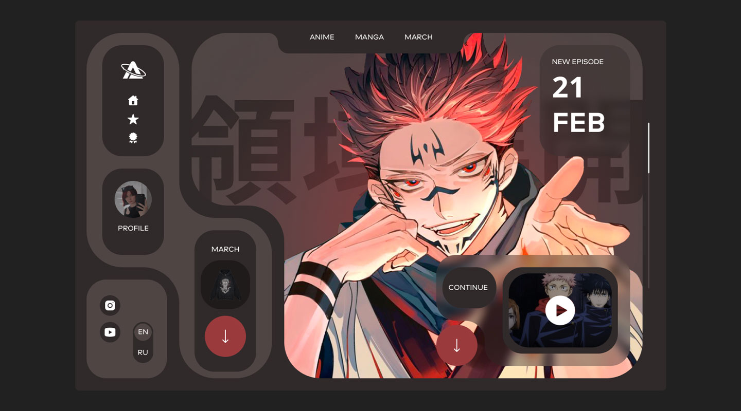 Anispace: Personalised Anime Community Platform by Aleksandra Slahova is a comprehensive platform for anime enthusiasts to watch, read, chat, and connect.